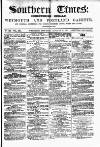 Southern Times and Dorset County Herald Saturday 21 January 1871 Page 1