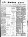 Southern Times and Dorset County Herald Saturday 21 March 1874 Page 1
