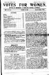 Votes for Women Thursday 14 January 1909 Page 1