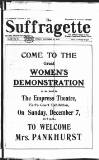 The Suffragette Friday 21 November 1913 Page 1