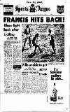 Sports Argus Saturday 22 March 1975 Page 1
