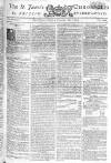 Saint James's Chronicle Thursday 04 February 1802 Page 1