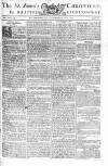 Saint James's Chronicle Saturday 07 January 1804 Page 1
