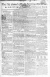 Saint James's Chronicle Thursday 12 January 1804 Page 1