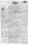 Saint James's Chronicle Saturday 14 January 1804 Page 1
