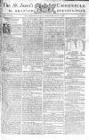 Saint James's Chronicle Thursday 08 March 1804 Page 1
