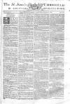 Saint James's Chronicle Saturday 09 November 1805 Page 1