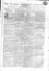Saint James's Chronicle Saturday 23 May 1807 Page 1