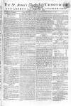 Saint James's Chronicle Saturday 25 November 1809 Page 1