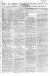 Saint James's Chronicle Thursday 29 December 1814 Page 1