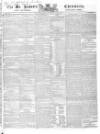 Saint James's Chronicle Thursday 18 April 1833 Page 1