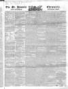 Saint James's Chronicle Saturday 25 March 1843 Page 1
