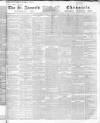 Saint James's Chronicle Saturday 20 January 1844 Page 1