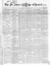 Saint James's Chronicle Thursday 01 November 1860 Page 1