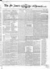 Saint James's Chronicle Saturday 04 January 1862 Page 1