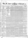 Saint James's Chronicle Thursday 16 January 1862 Page 1