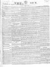 Sun (London) Saturday 22 September 1821 Page 1