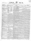 Sun (London) Friday 04 January 1822 Page 1