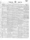 Sun (London) Wednesday 30 January 1822 Page 1