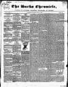 Bucks Chronicle and Bucks Gazette Saturday 27 May 1848 Page 1