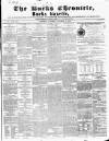 Bucks Chronicle and Bucks Gazette Saturday 02 October 1852 Page 1