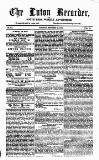 Luton Weekly Recorder Saturday 22 September 1855 Page 1
