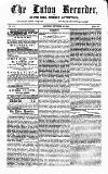 Luton Weekly Recorder Saturday 29 September 1855 Page 1