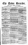 Luton Weekly Recorder Saturday 20 October 1855 Page 1