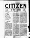 Irish Citizen Saturday 25 May 1912 Page 1