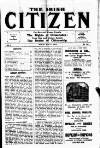 Irish Citizen Saturday 03 May 1913 Page 1