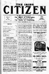 Irish Citizen Saturday 27 September 1913 Page 1