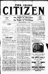 Irish Citizen Saturday 07 February 1914 Page 1