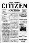 Irish Citizen Saturday 06 June 1914 Page 1
