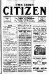 Irish Citizen Saturday 08 August 1914 Page 1