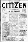 Irish Citizen Saturday 01 May 1915 Page 1