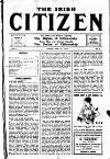 Irish Citizen Saturday 19 June 1915 Page 1