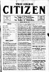 Irish Citizen Saturday 26 June 1915 Page 1