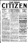 Irish Citizen Saturday 10 July 1915 Page 1