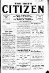 Irish Citizen Saturday 12 February 1916 Page 1