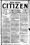 Irish Citizen Saturday 07 September 1918 Page 1