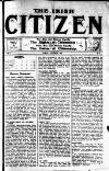 Irish Citizen Saturday 02 November 1918 Page 1