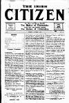 Irish Citizen Saturday 04 October 1919 Page 1