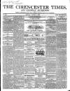 Cirencester Times and Cotswold Advertiser Monday 01 August 1859 Page 1