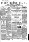 Cirencester Times and Cotswold Advertiser Monday 14 October 1867 Page 1