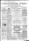Cirencester Times and Cotswold Advertiser Monday 12 July 1869 Page 1