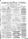 Cirencester Times and Cotswold Advertiser Monday 02 August 1869 Page 1