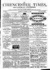 Cirencester Times and Cotswold Advertiser Monday 11 October 1869 Page 1