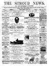 Stroud News and Gloucestershire Advertiser Friday 21 June 1872 Page 1