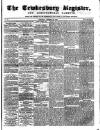 Tewkesbury Register Saturday 30 October 1858 Page 1