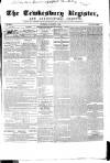Tewkesbury Register Saturday 01 November 1862 Page 1